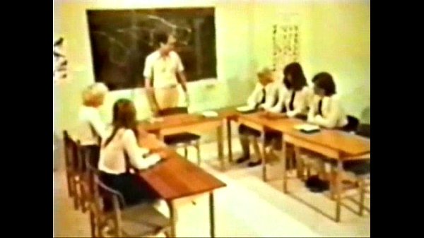 Retro Classroom Orgy: These Students Were Failing!