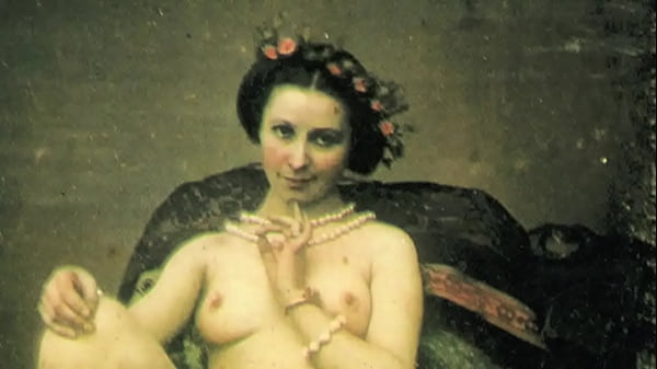 Vintage Babe Flashing Her Juicy Tits