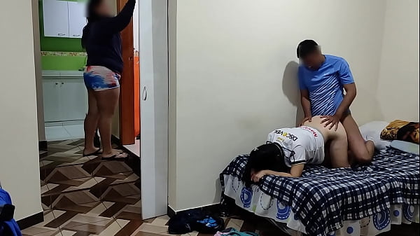 Neighbor's Hot Mess: While His Wife Suspects...