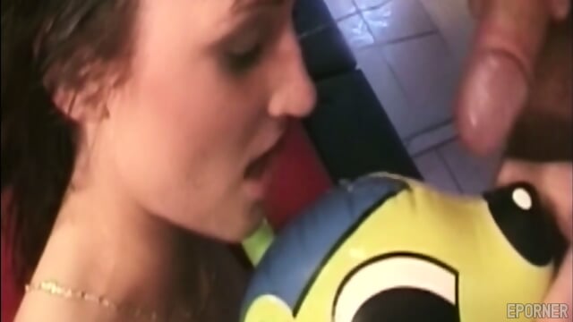 Floating Her: Deepthroat & A Cumshot Rescue