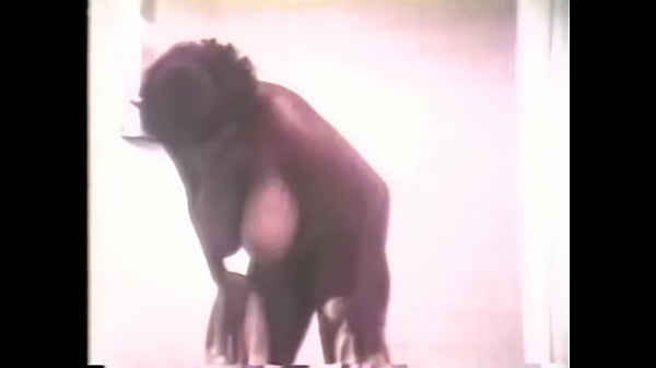 Old Ebony Milf Gets a Vintage Stroking