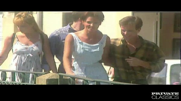 Sun-Drenched Ass & Sticky Cum: A Retro Orgy